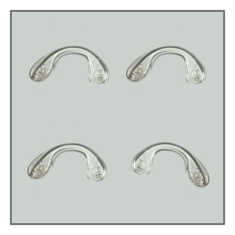 4 PCS SILICONE SCREWFIT COMFORT/SADDLE BRIDGE  MEDIUM 4 PCS SILICONE SCREWFIT COMFORT/SADDLE BRIDGE  MEDIUM