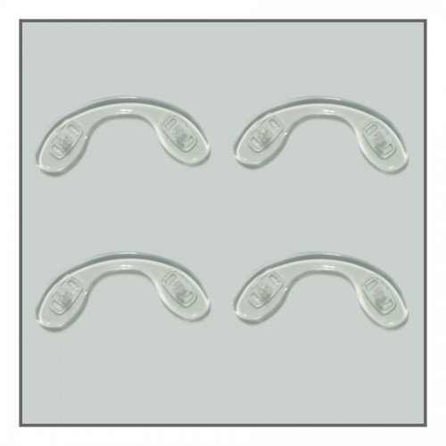 4 PCS SILICONE SCREWFIT COMFORT/SADDLE BRIDGE LARGE