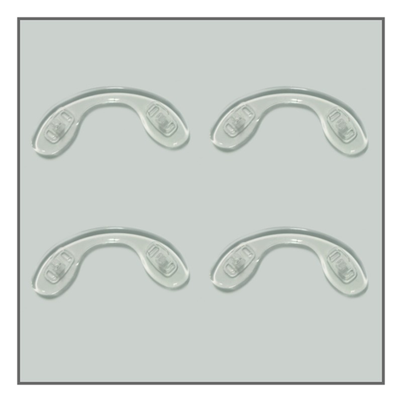 4 PCS SILICONE SCREWFIT COMFORT/SADDLE BRIDGE LARGE