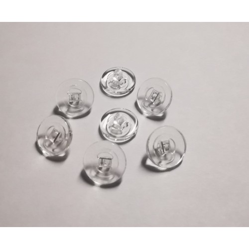 100 PCS SILICONE ROUND NOSE PADS SCREW FIT