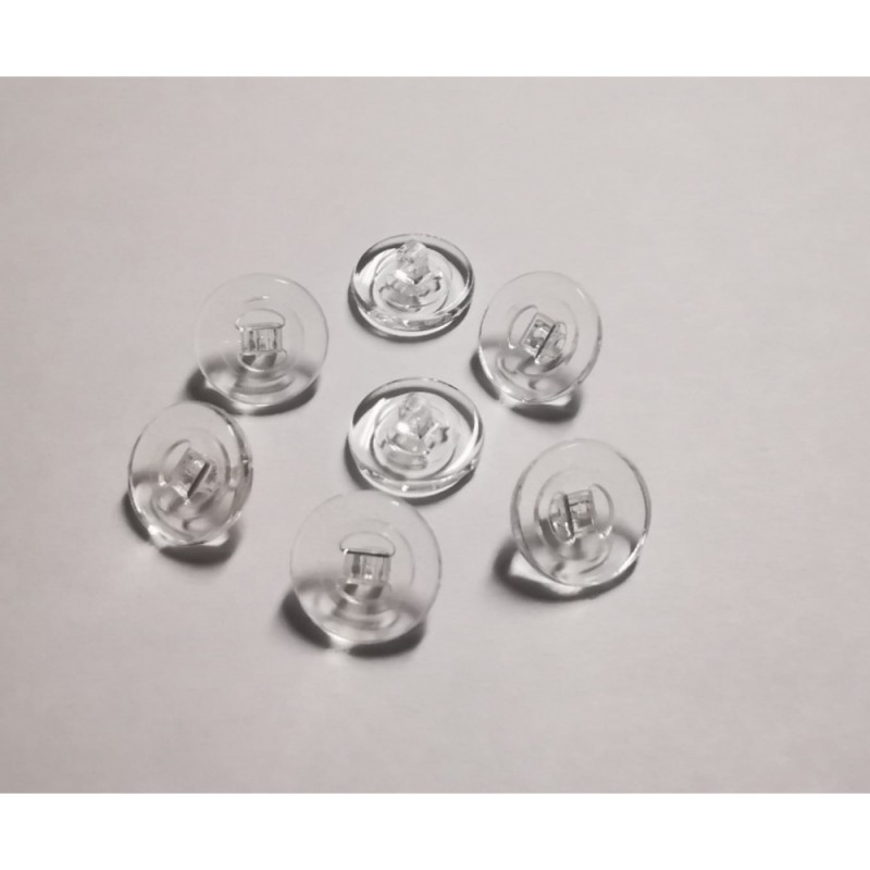 100 PCS SILICONE ROUND NOSE PADS SCREW FIT 100 PCS SILICONE ROUND NOSE PADS SCREW FIT