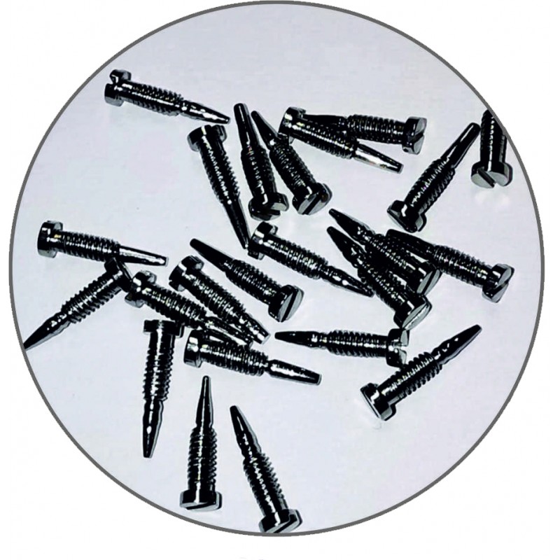 50 SELF ALIGNING SCREWS 1.4mm thread 6.5mm length 50 SELF ALIGNING SCREWS 1.4mm thread 6.5mm length