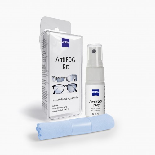 ZEISS Anti-Fog Kit (15 ml Spray and Treated Cloth)