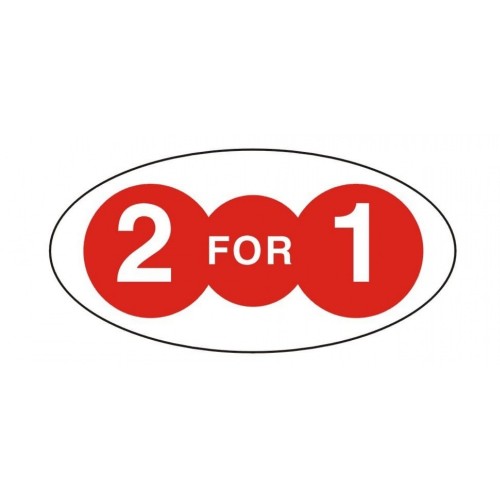 Pricing Label "2 for 1"
