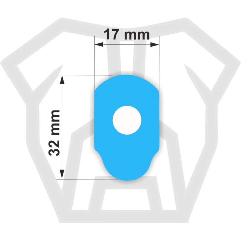 BULLDOG BLOCKING PADS STANDARD 17*32MM BULLDOG BLOCKING PADS STANDARD 17*32MM