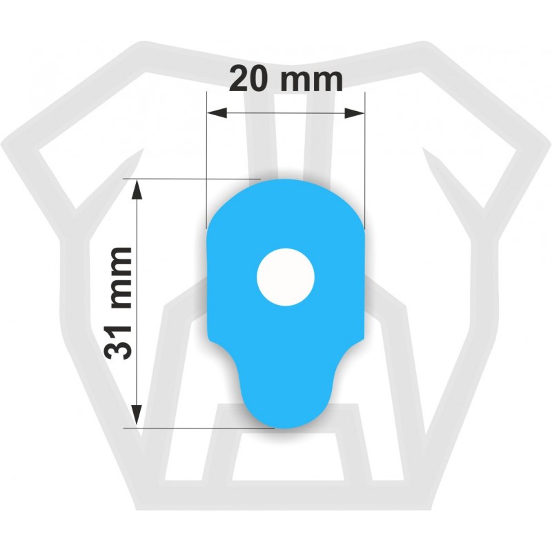 BULLDOG BLOCKING PADS STANDARD 20*31MM BULLDOG BLOCKING PADS STANDARD 20*31MM