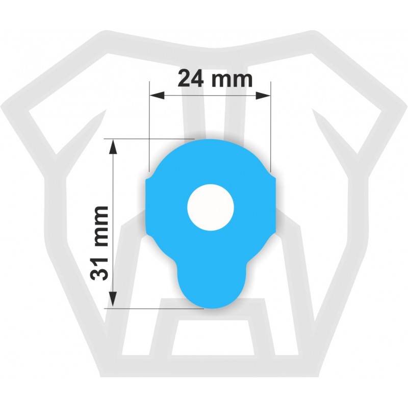 BULLDOG BLOCKING PADS STANDARD 24*31MM BULLDOG BLOCKING PADS STANDARD 24*31MM