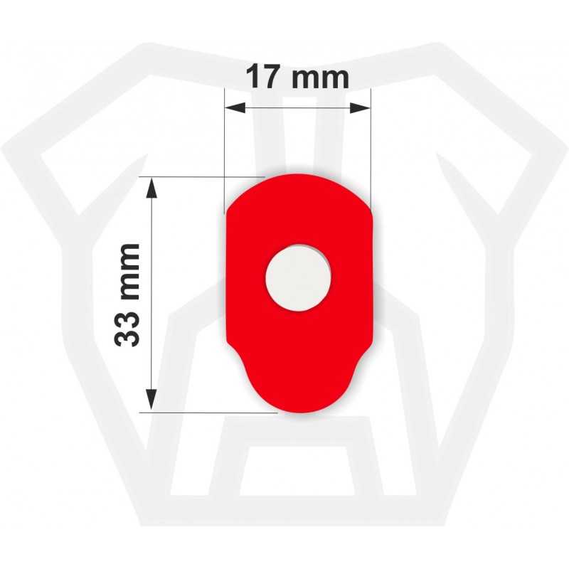 BULLDOG BLOCKING PADS PREMIUM PLUS 17*33MM BULLDOG BLOCKING PADS PREMIUM PLUS 17*33MM