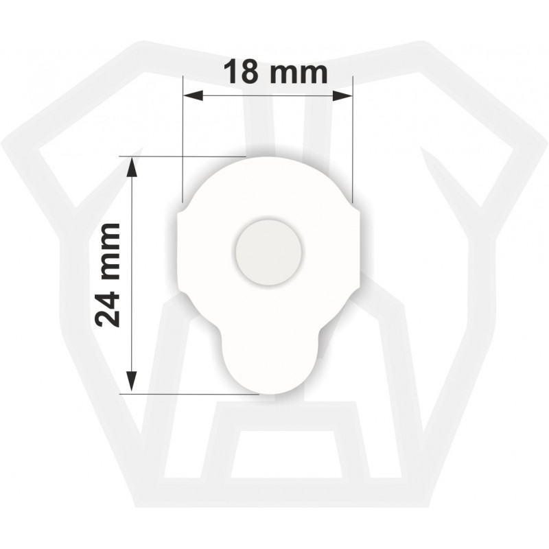 BULLDOG BLOCKING PADS PREMIUM 18*24MM