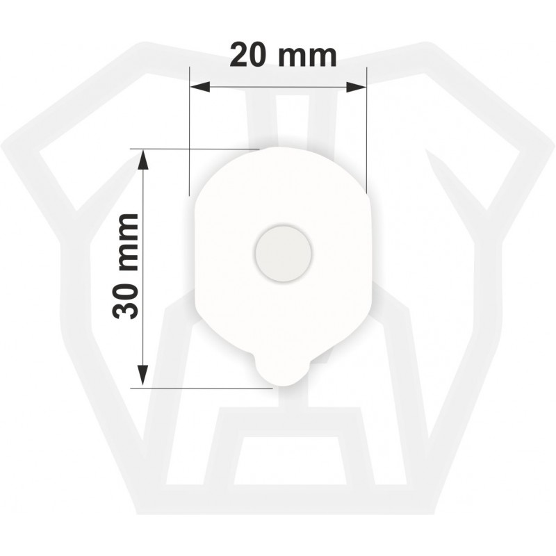 BULLDOG BLOCKING PADS PREMIUM 20*30MM