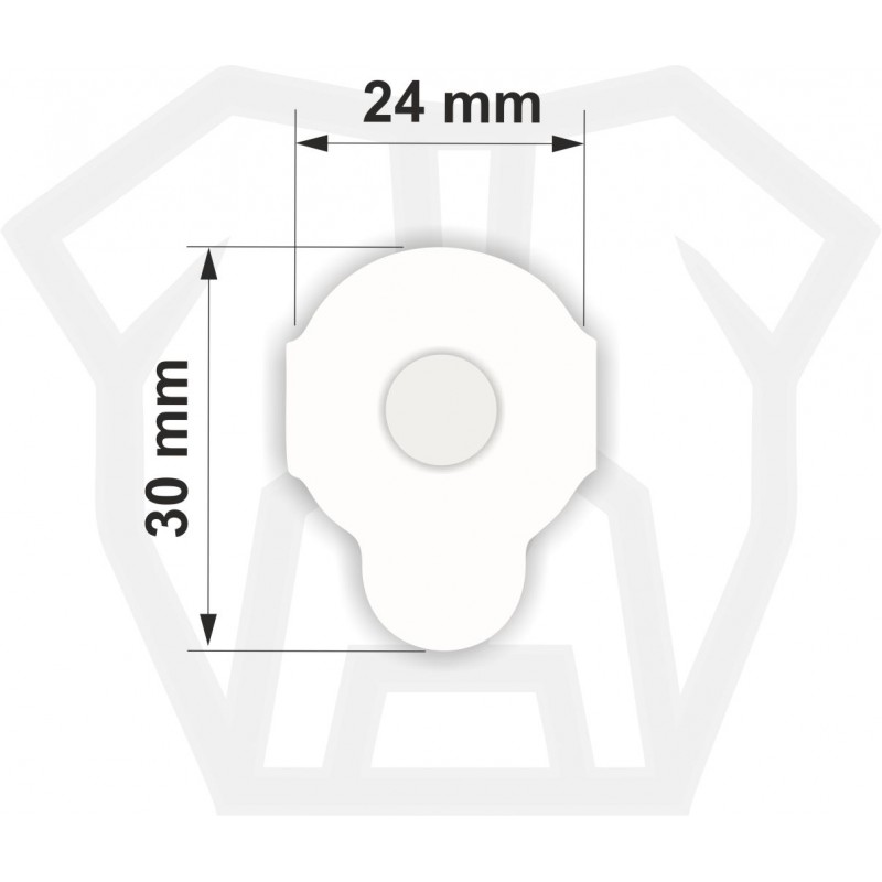 BULLDOG BLOCKING PADS PREMIUM 24*30MM BULLDOG BLOCKING PADS PREMIUM 24*30MM