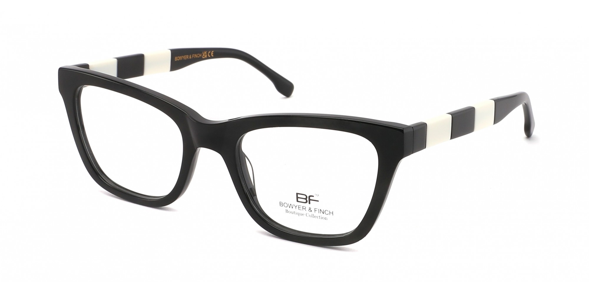 BF273 BLACK/WHITE | BOWYER & FINCH Premium Boutique Eyewear & Spectacle ...