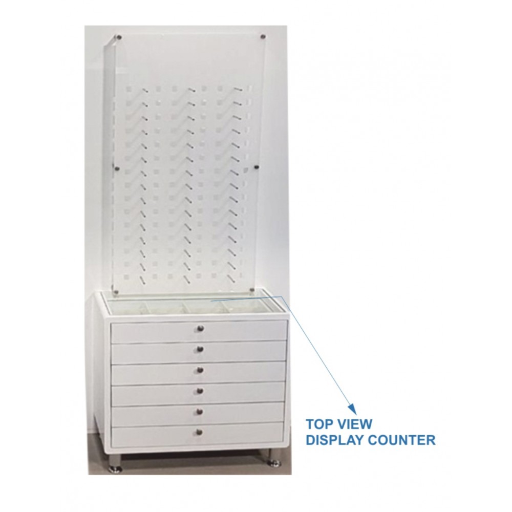 6 Storage Drawer With Top View Display