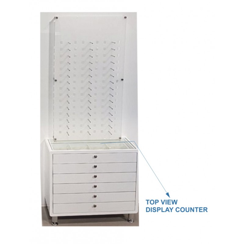 6 Storage Drawer With Top View Display 6 Storage Drawer With Top View Display