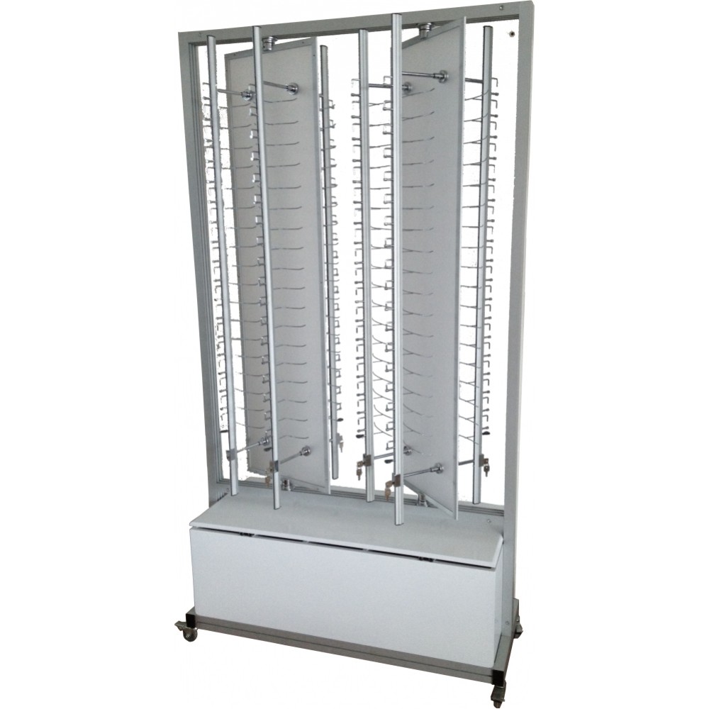 Aluminium Free Standing Unit with Storage 
