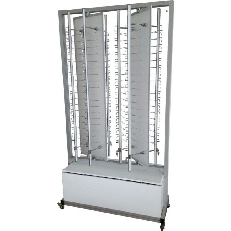 Aluminium Free Standing Unit with Storage  Aluminium Free Standing Unit with Storage