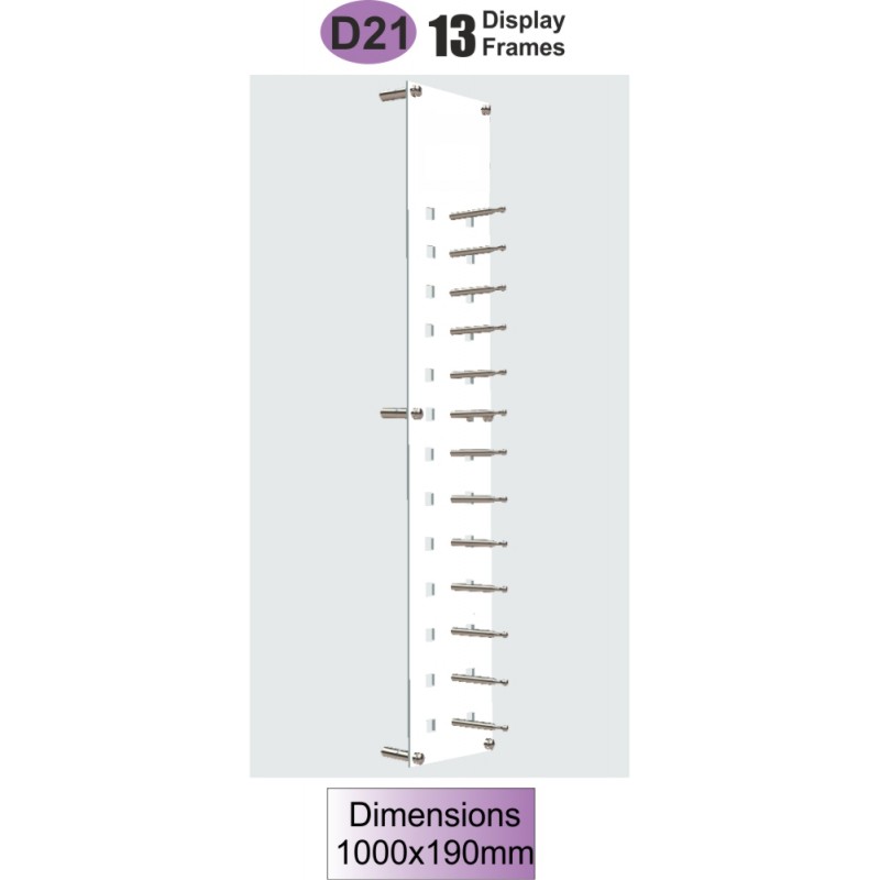 D21 Acrylic Wall Display