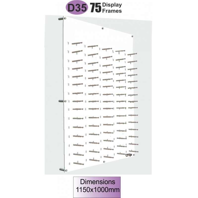 D35 Acrylic Wall Displays  D35 Acrylic Wall Displays
