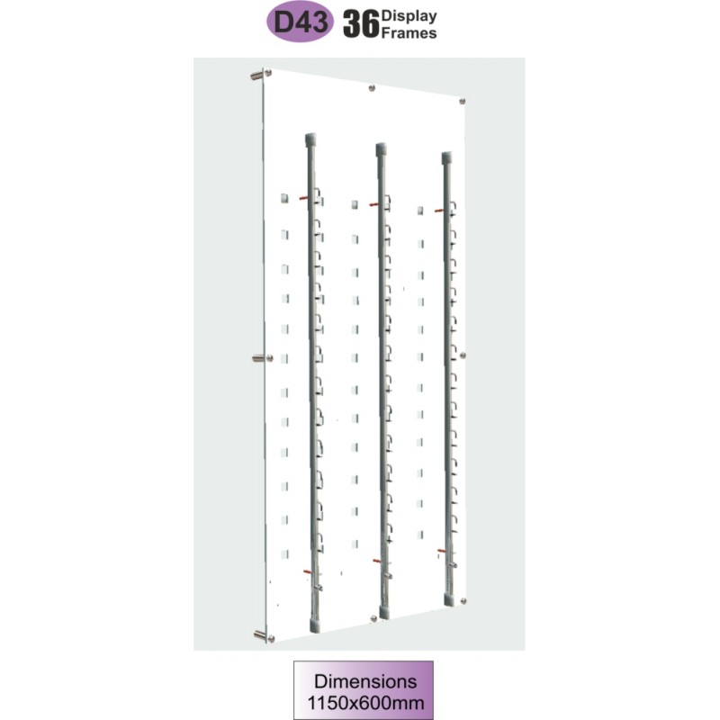 D43 Acrylic Wall Displays  D43 Acrylic Wall Displays