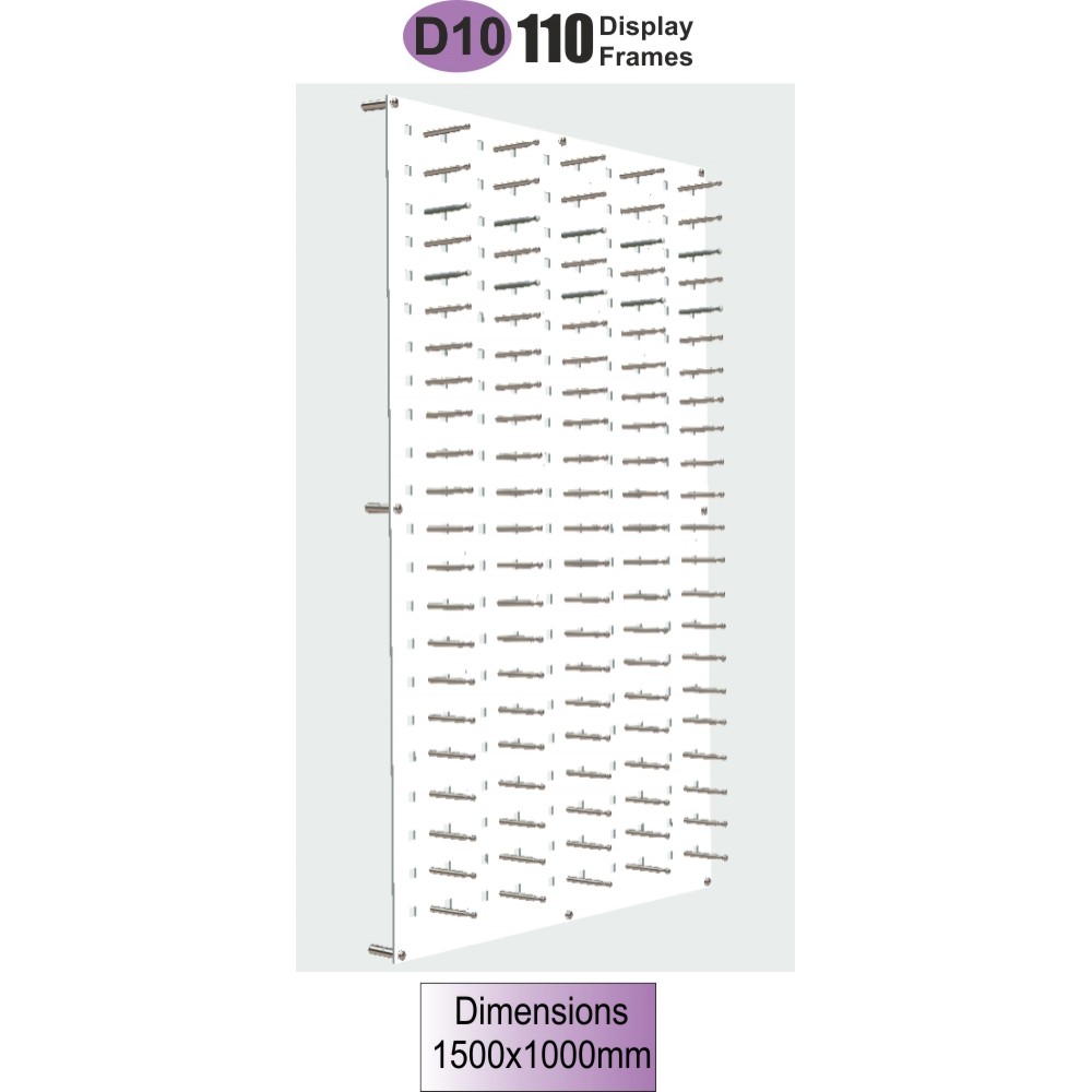 D10 Acrylic Wall Display