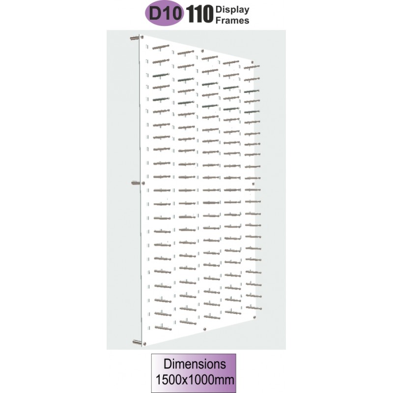 D10 Acrylic Wall Display