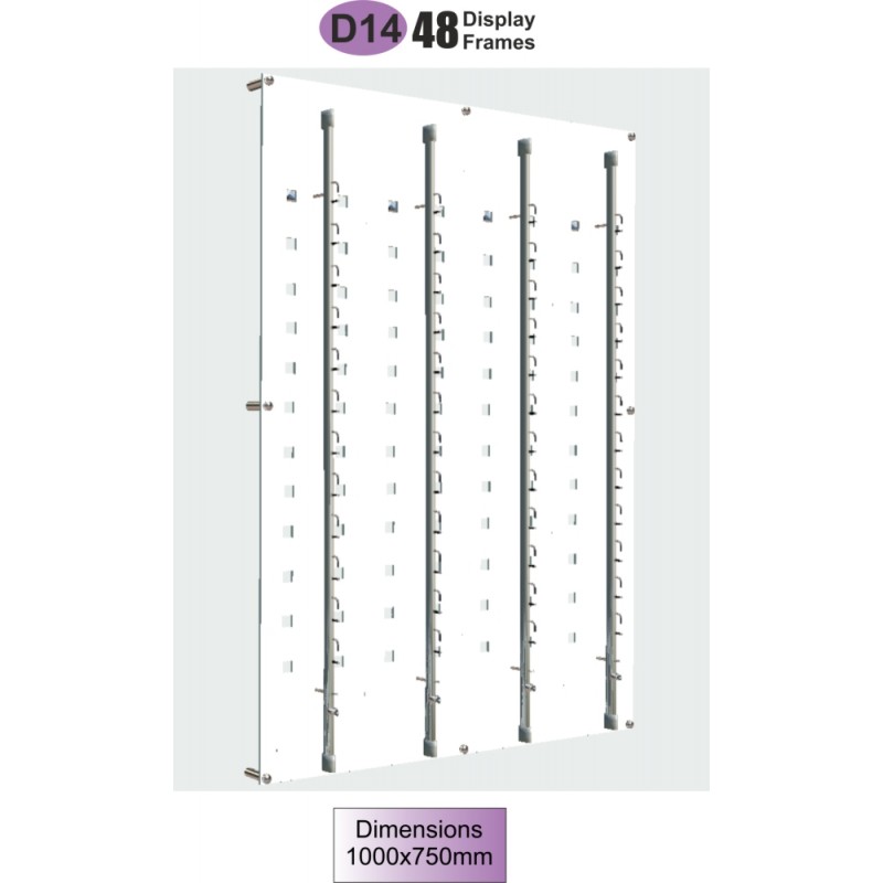 D14 Lockable Wall Display