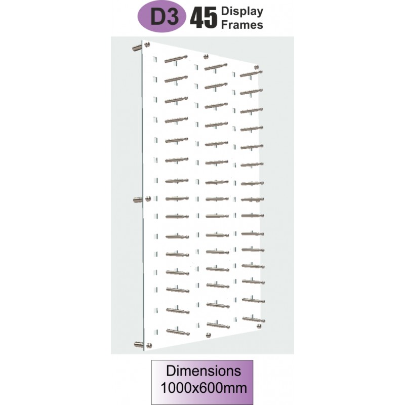 D3 Acrylic Wall Display