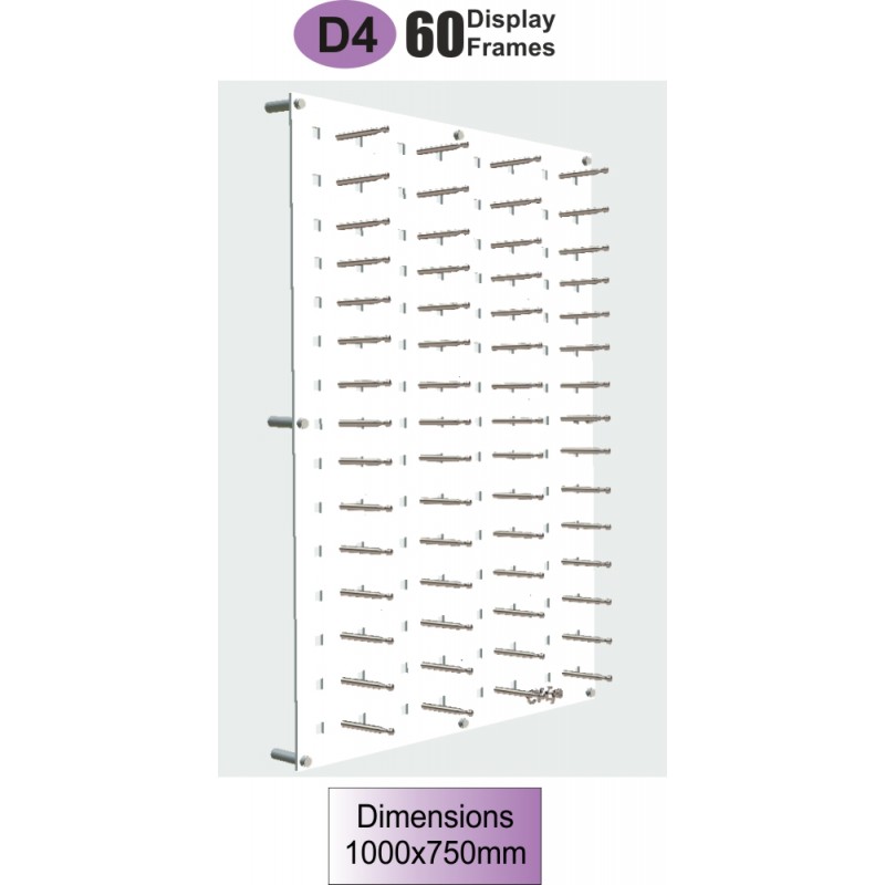D4 Acrylic Wall Display