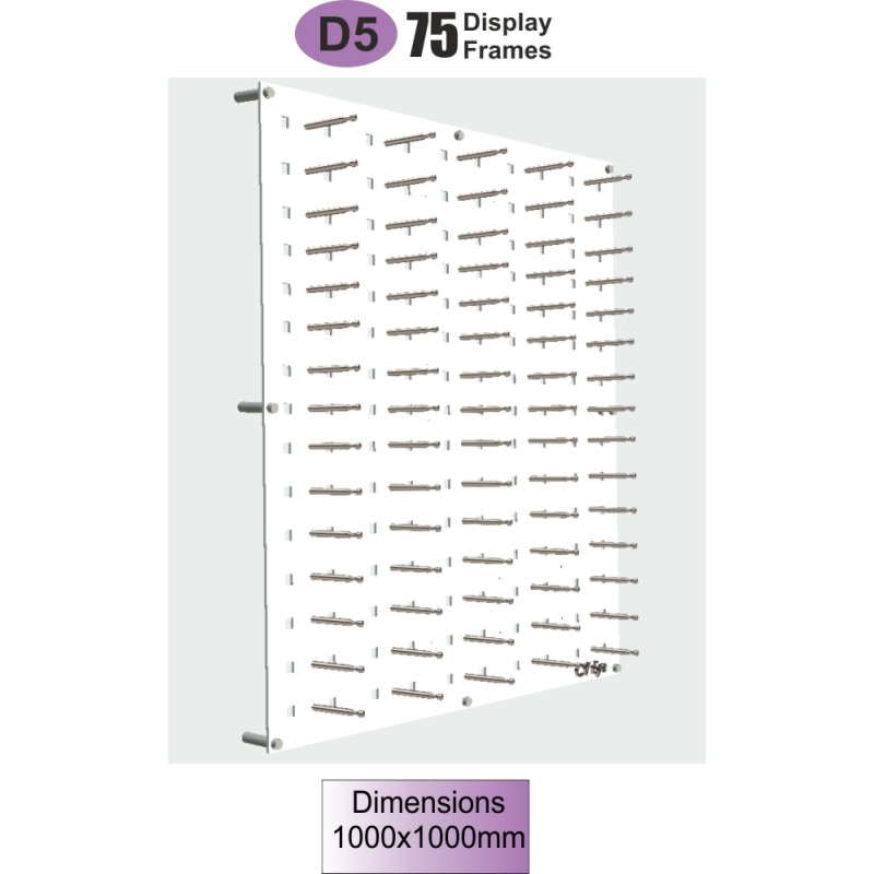 D5 Acrylic Wall Display